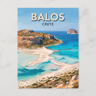 Balos Lagune Kissamos Griechenland Postkarte