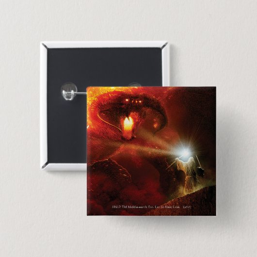 Balrog Versus Gandalf™ Button (Vorne & Hinten)