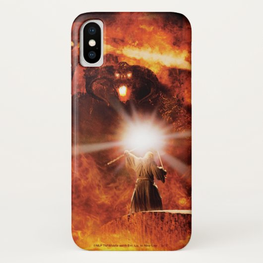 Balrog Versus Gandalf™ Case-Mate iPhone Hülle (Rückseite)