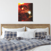 Balrog Versus Gandalf™ Leinwanddruck (Insitu (Schlafzimmer))