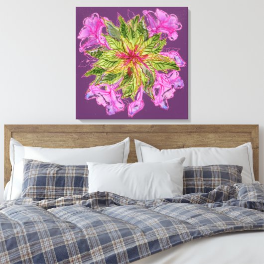 Balsam Bouquet Leinwanddruck (Insitu (Schlafzimmer))