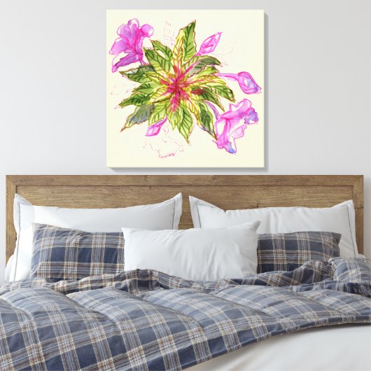 Balsam Bouquet Leinwanddruck (Insitu (Schlafzimmer))