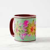 Balsam Bouquet Watercolor Blume Tasse (Vorderseite Links)