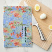 Balsam und Lobelia Muster Handtuch (Viertel Falte)