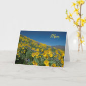 Balsamroot bloom Muttertag Karte (Gelbe Blume)
