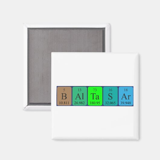 Baltasar-Magnet Magnet (Vorderseite/Rückseite)