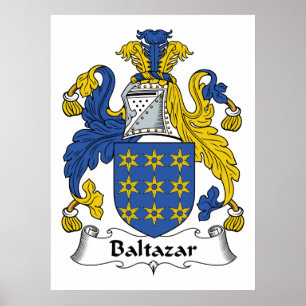 Baltazar-Familienwappen Poster