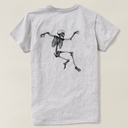 Balter Dancing Skeleton T - Shirt (Design Rückseite)
