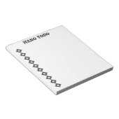 Baltic Ornament Akutes Eyes Notizblock (angewinkelt)