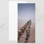 Baltic Sea Beach Foto Card (Vorne/Hinten)
