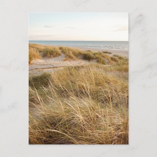 Baltic sea beach in Liepaja, Latvia Postkarte (Vorderseite)