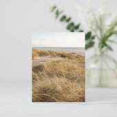 Baltic sea beach in Liepaja, Latvia Postkarte (Stehend Vorderseite)