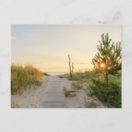 Baltic sea view in Liepaja, Latvia Postkarte