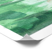 Baltic Summer Sunset Poster (Ecke)