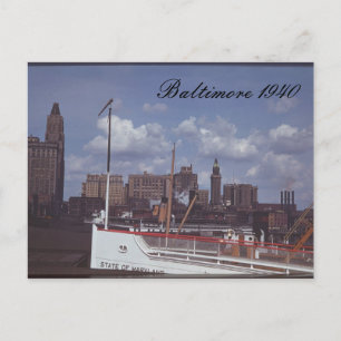 Baltimore 1940 Postkarte