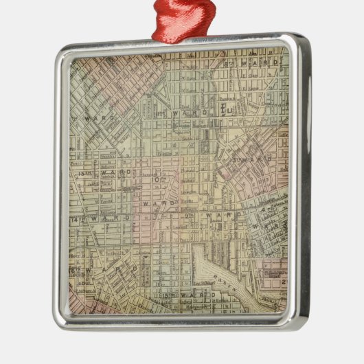 Baltimore 2 silbernes ornament (Links)