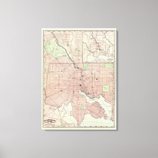 Baltimore 3 leinwanddruck (Vorderseite)