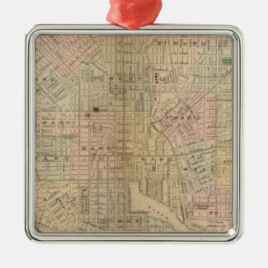 Baltimore 3 ornament aus metall (Vorne)