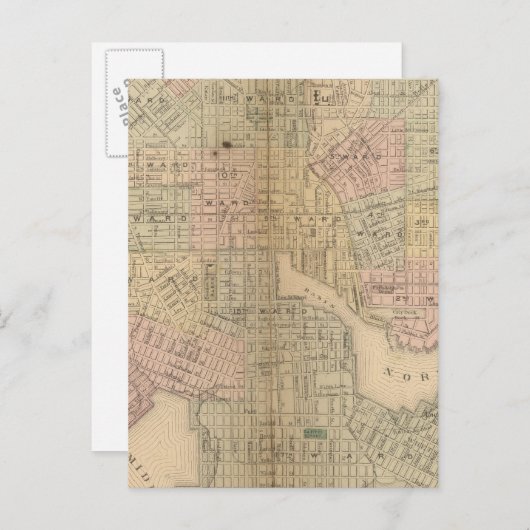 Baltimore 3 postkarte (Vorne/Hinten)