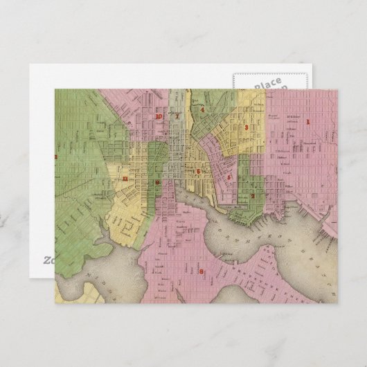 Baltimore 3 postkarte (Vorne/Hinten)