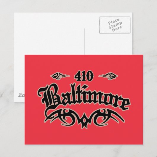 Baltimore 410 postkarte (Vorne/Hinten)