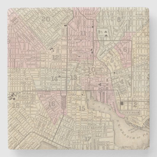 Baltimore 4 steinuntersetzer (Vorderseite)