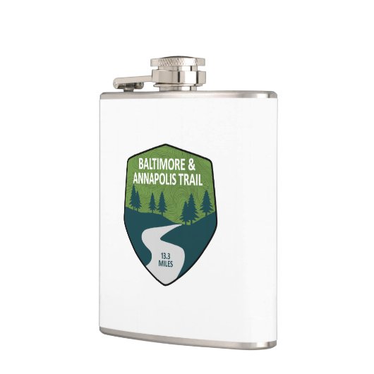 Baltimore & Annapolis Flachmann (Links)