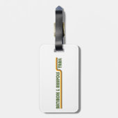 Baltimore & Annapolis Gepäckanhänger (Rückseite vertikal)