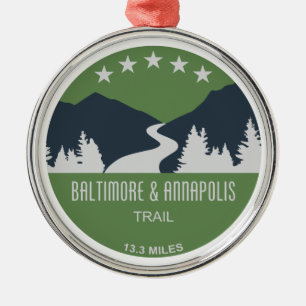 Baltimore & Annapolis Ornament Aus Metall