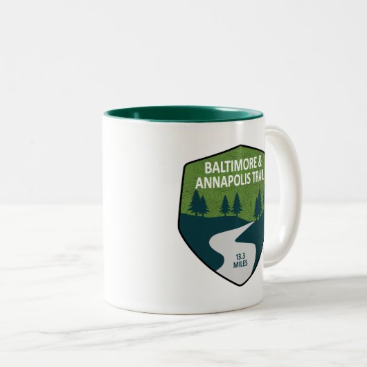 Baltimore & Annapolis Zweifarbige Tasse (VorderseiteRechts)