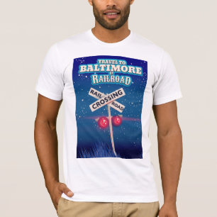 Baltimore Bahnübergang Poster. T-Shirt