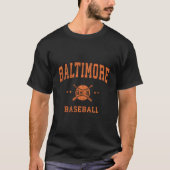 Baltimore Baseball Throwback T-Shirt (Vorderseite)