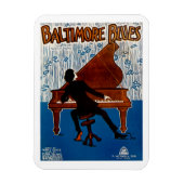 Baltimore Blues Magnet (Vertikal)
