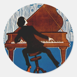 Baltimore Blues Runder Aufkleber