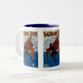 Baltimore Blues Zweifarbige Tasse (Vorderseite Links)