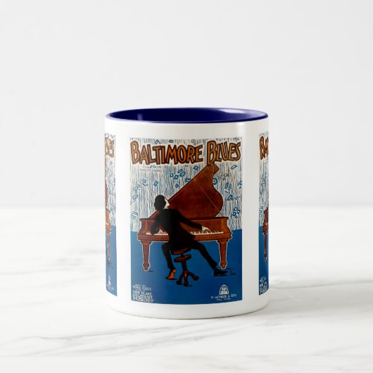 Baltimore Blues Zweifarbige Tasse (Mittel)