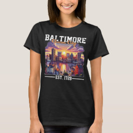 Baltimore Charm City City City City T-Shirt