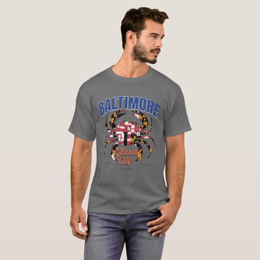 Baltimore Charme Stadt 1 T-Shirt (Vorne ganz)