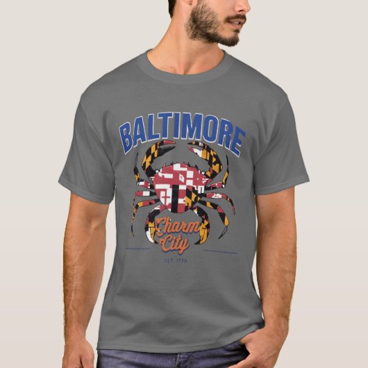 Baltimore Charme Stadt 1 T-Shirt (Vorderseite)