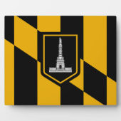 Baltimore City Flag Fotoplatte (Vorderseite)