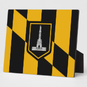 Baltimore City Flag Fotoplatte (Seite)