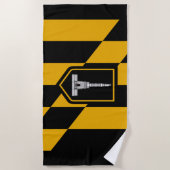 Baltimore City Flag Strandtuch (Vorderseite)