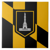 Baltimore City Flag Tile Fliese (Vorderseite)