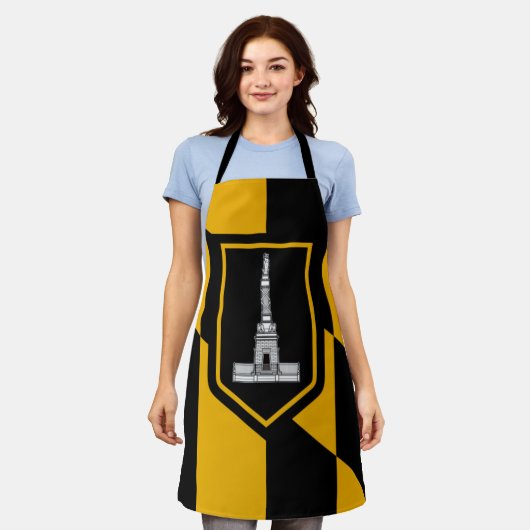 Baltimore City flagge Schürze (Getragen)