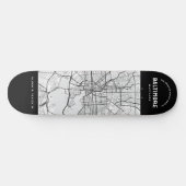 Baltimore City Map Skateboard (Horizontal)