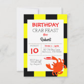 Baltimore Crab Nautical Jeder Anlass Einladung (Vorderseite)