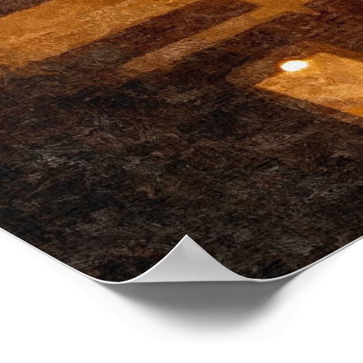 Baltimore Domino Zucker Ölgemälde Poster (Ecke)