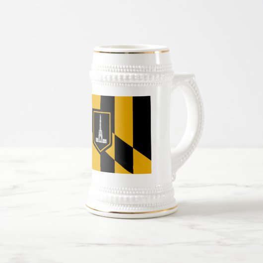 Baltimore Flag Bierglas (VorderseiteRechts)