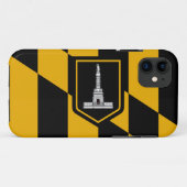 Baltimore Flag Case-Mate iPhone Hülle (Rückseite (Horizontal))