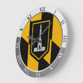 Baltimore flag Large Clock Große Wanduhr (Winkel)
